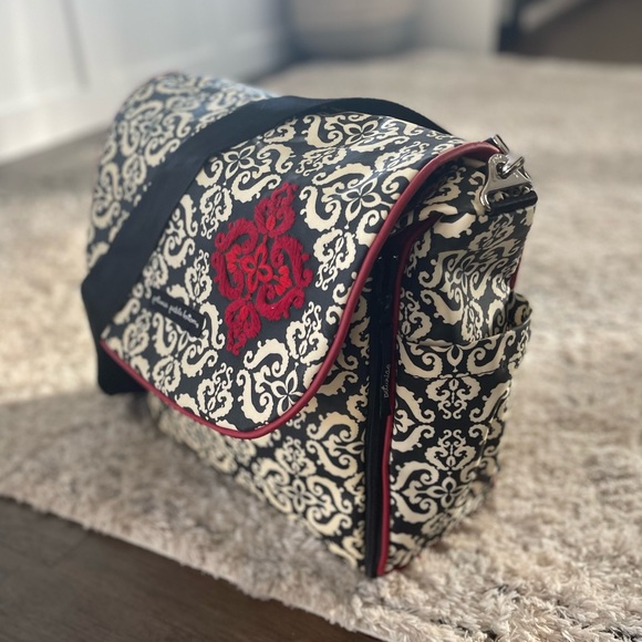 Designer diaper bag with diaper changing pad and backpack straps. - Picture 5 of 5